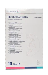 Covetrus Collar Isabelino Transparente 10 cm 10 Unidades